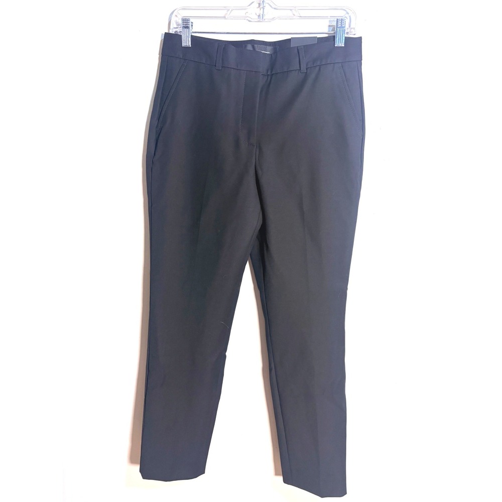 White House Black Market Elle Slim Ankle Pants 6 Black NWT Comfort Stretch